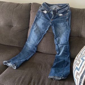 American Eagle jeans straight leg blue jeans